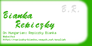 bianka repiczky business card